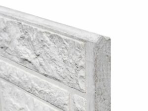 betonplaat rotsmotief wit