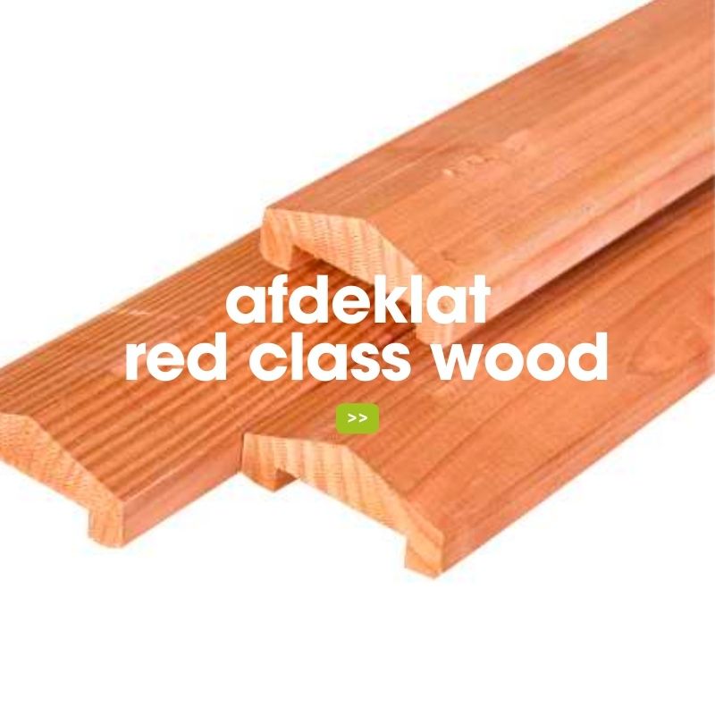 afdeklat red class wood