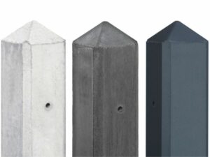 Betonpalen voor Luxe hout-beton schutting