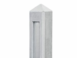 betonpaal laag 145cm wit-grijs