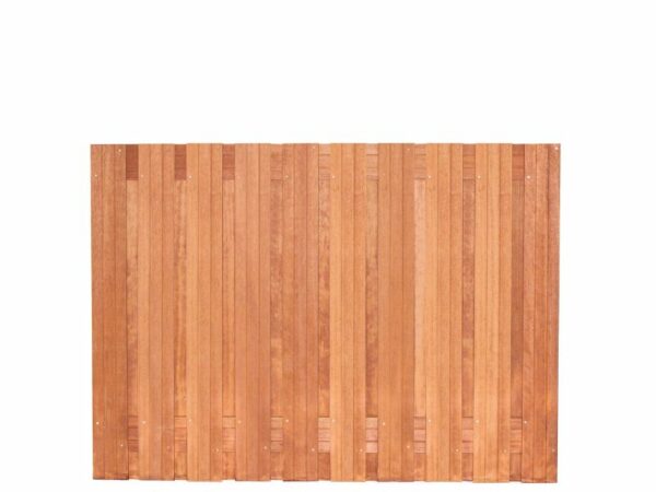 tuinscherm hardhout 21 planks 180x130