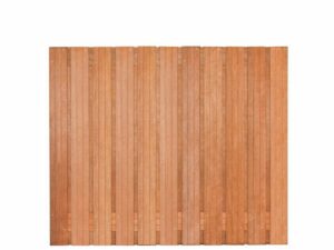 tuinscherm hardhout 23 planks 180x150