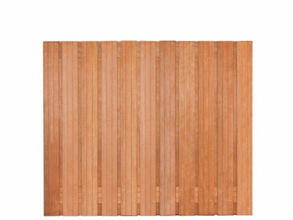 tuinscherm hardhout 23 planks 180x150