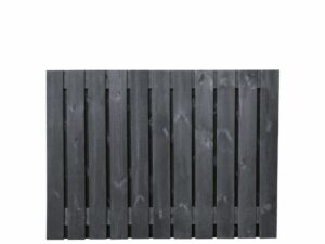 tuinscherm zwart 21 planks 180x130